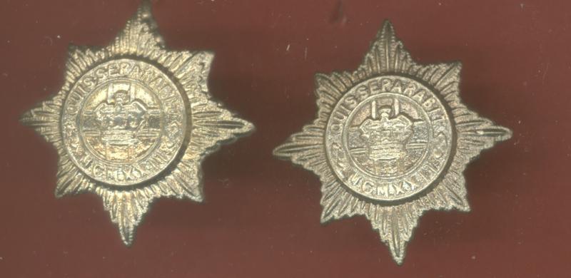 4th/7th Royal Dragoon Guards OR's collar badges