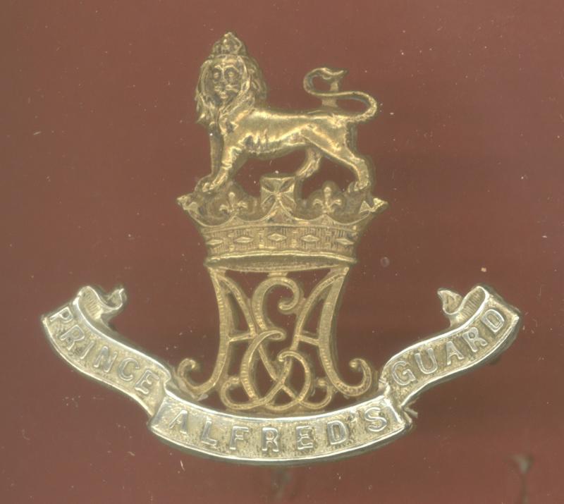 South African Prince Alfred's Guard Officer's cap badge