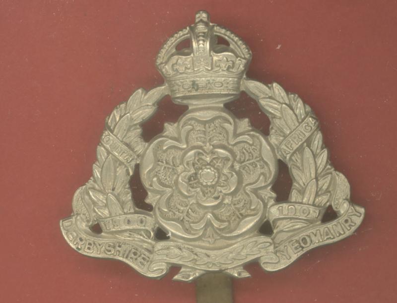 The Derbyshire Yeomanry OR's cap badge