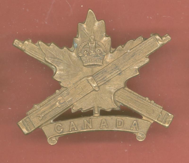Canadian 2nd Machine Gun Battalion WW1 CEF cap badge