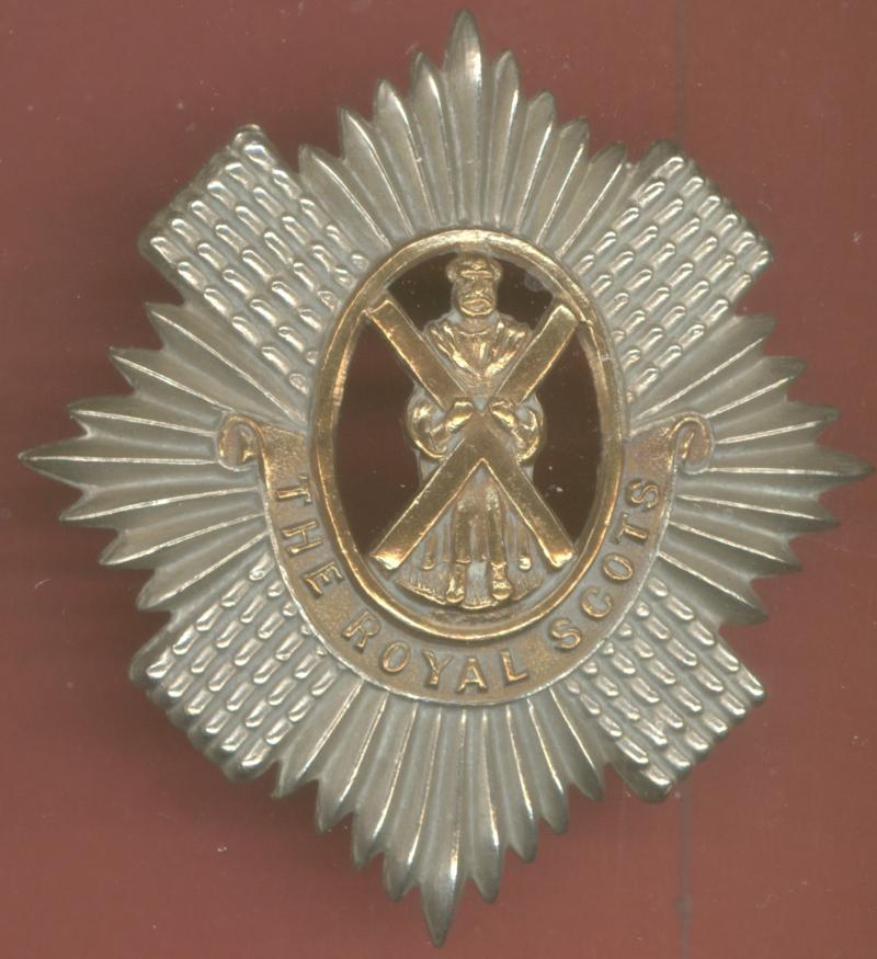 The Royal Scots Lothian Regiment. Victorian OR's helmet plate centre.