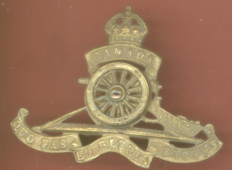 Canadian Field Artillery WW1 CEF cap badge