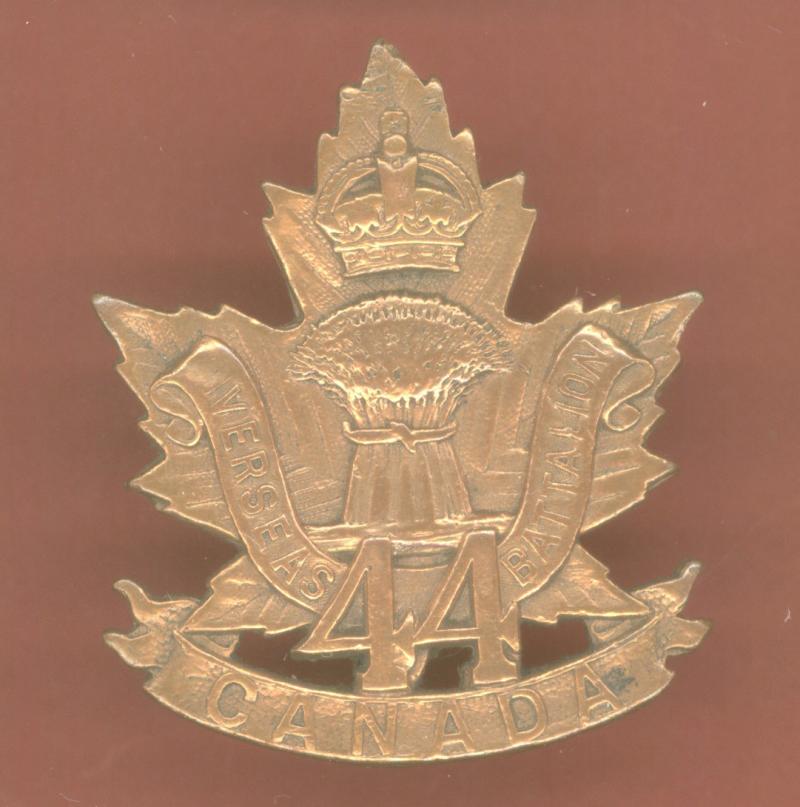 Canadian 44th New Brunswick Bn. WW1 CEF cap badge