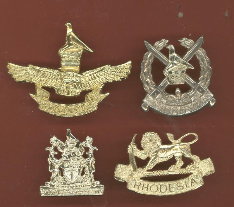 Rhodesian / Zimbabwe staybright badges