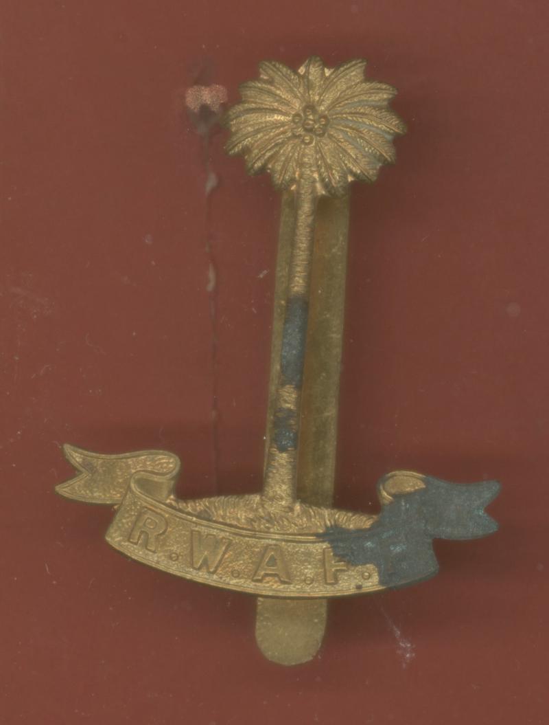 Royal West Africa Frontier Force head-dress badge