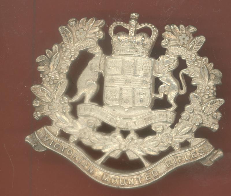 Australian Victorian Mounted Rifles slouch hat badge