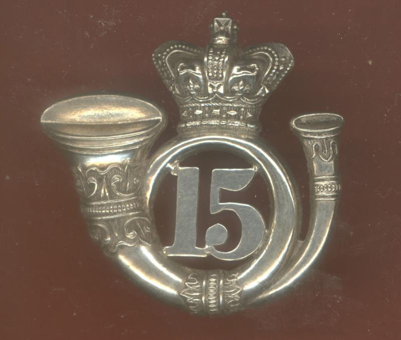 15th (Liverpool) Lancashire Rifle Volunteer Corps Victorian Officer's cap badge