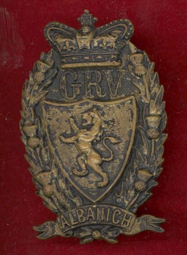 Scottish Galloway Rifle Volunteers Victorian glengarry badge