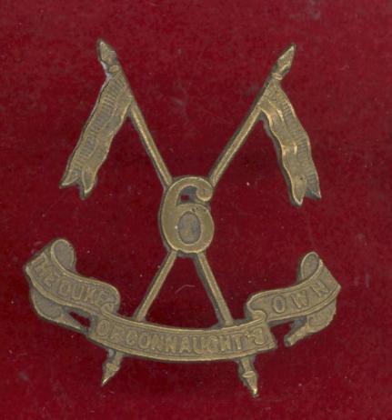 Indian Army 6th Duke of Connaughts Own Lancers head-dress badge