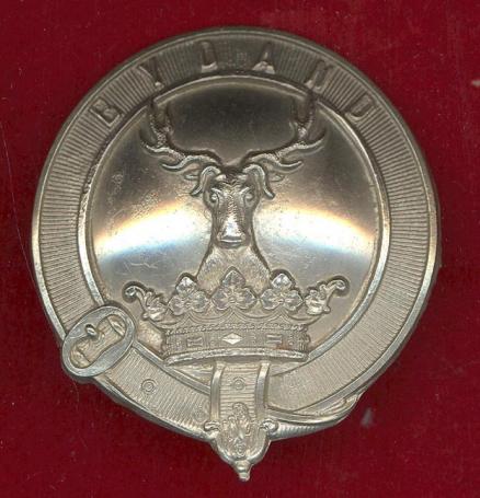 Scottish 6th VB Gordon Highlanders Victorian OR's glengarry badge