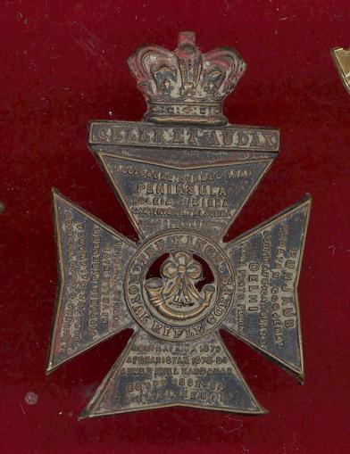 King's Royal Rifle Corps Victorian OR's cap badge