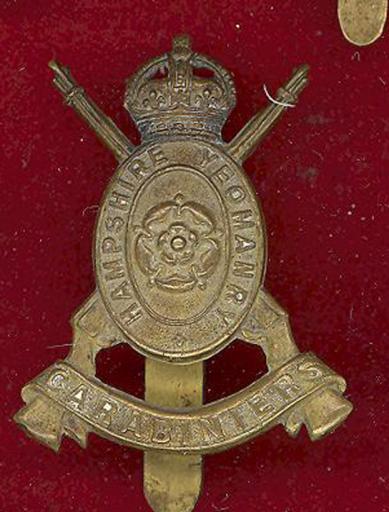 Hampshire Yeomanry Carabiniers OR's cap badge