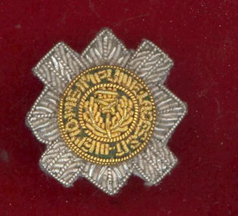 Scots Guards Officers embroidered beret badge