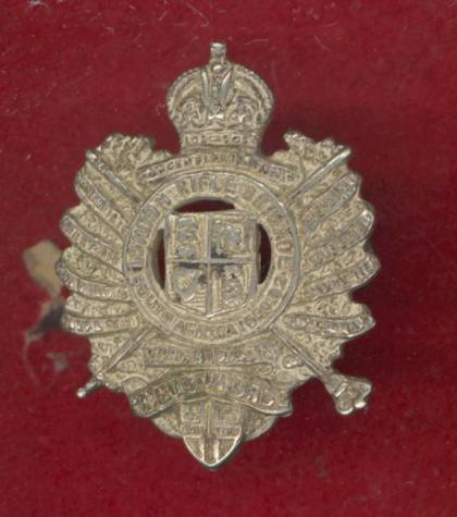 London Rifle Brigade field service cap badge.