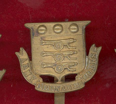 Army Ordnance Corps WW1 OR's cap badge