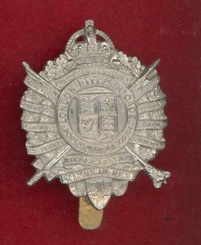 London Rifle Brigade WW2 OR's cap badge