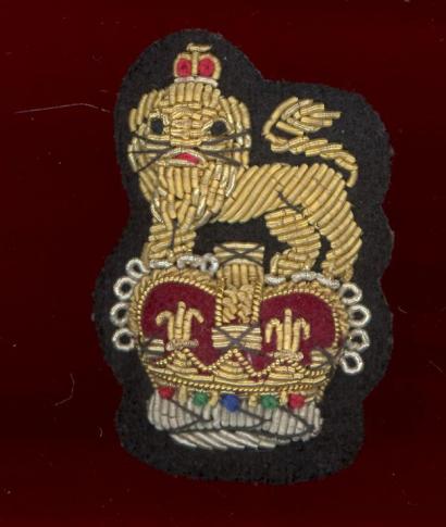 British Army  Staff Officer bullion beret badge