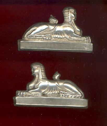 VB The Manchester Regiment Victorian OR's collar badges