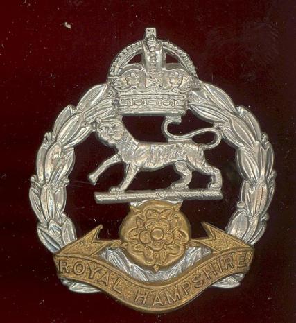 Royal Hampshire Regiment OR's cap badge