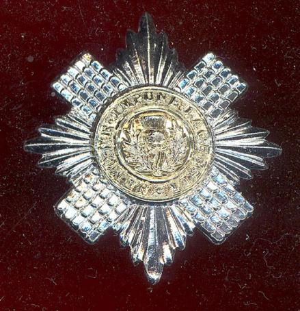 Scots Guards NCO's staybright cap star