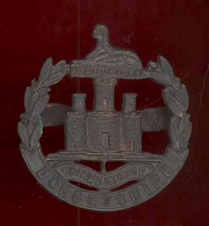The Dorsetshire Regiment. Officer's OSD cap badge 