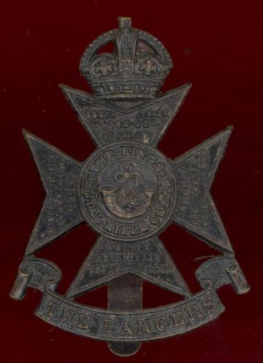 12th (County of London) The London Regiment WW2 cap badge