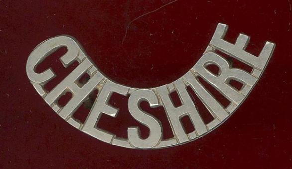 CHESHIRE VB The Cheshire Regiment Victorian shoulder title 