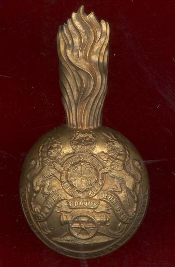 Royal Artillery Victorian OR s full dress busby plume holder .
