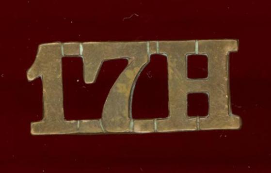 Indian Army; 17H Poona Horse 17th Horse Cavalry  shoulder title