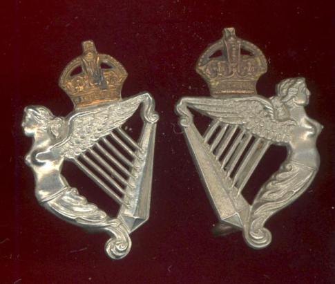8th King's Royal Irish Hussars OR's collar badges