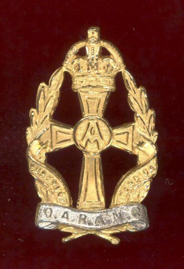 Queen Alexandra's Royal Army Nursing Corps Officer's cap badge