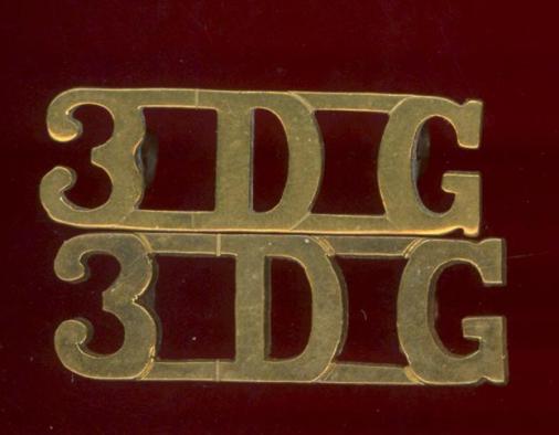 3-DG WW1 3rd Dragoon Guards shoulder titles