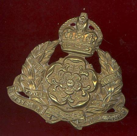 The Derbyshire Yeomanry OR's cap badge