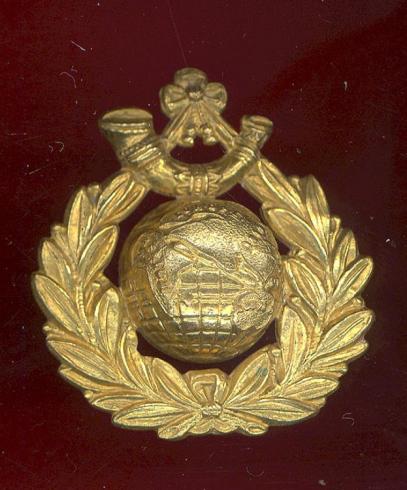 Royal Marines Light Infantry Staff & Colour Sergeant's cap badge