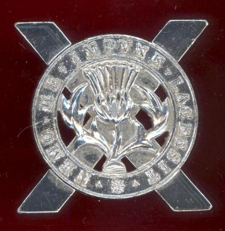 Scottish Lowland Brigade staybright glengarry badge