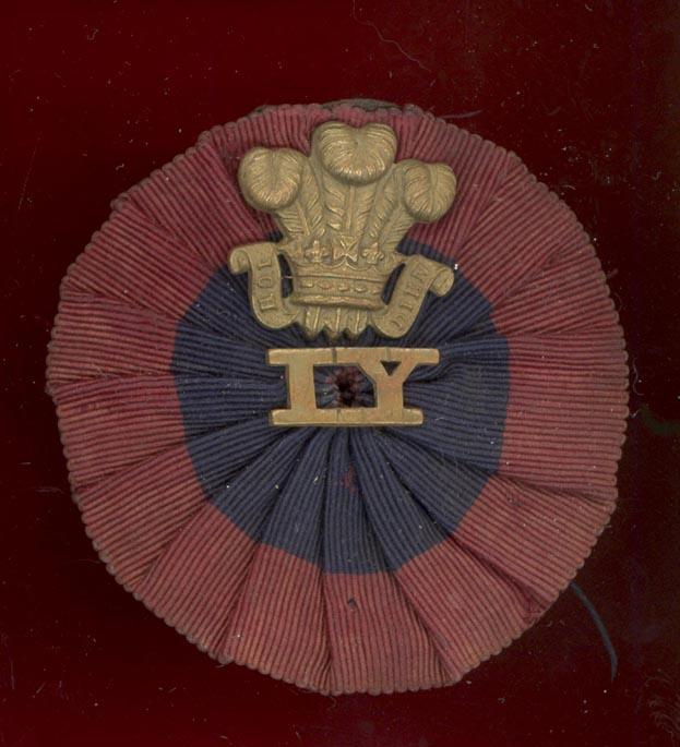 Imperial Yeomanry Boer War slouch hat rosette.