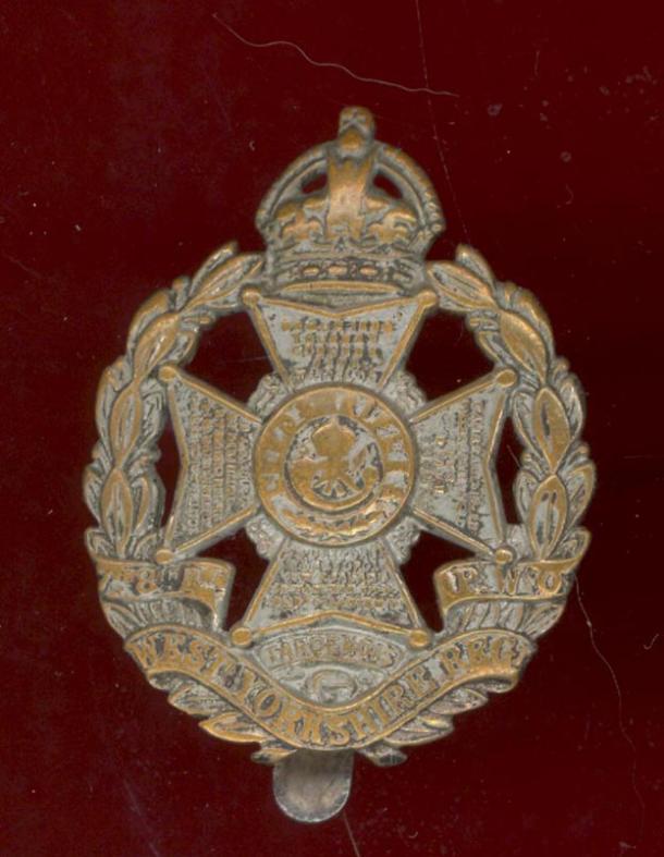7th/8th Bn. P.W.O. West Yorkshire Regt (Leeds Rifles) NCO cap badge