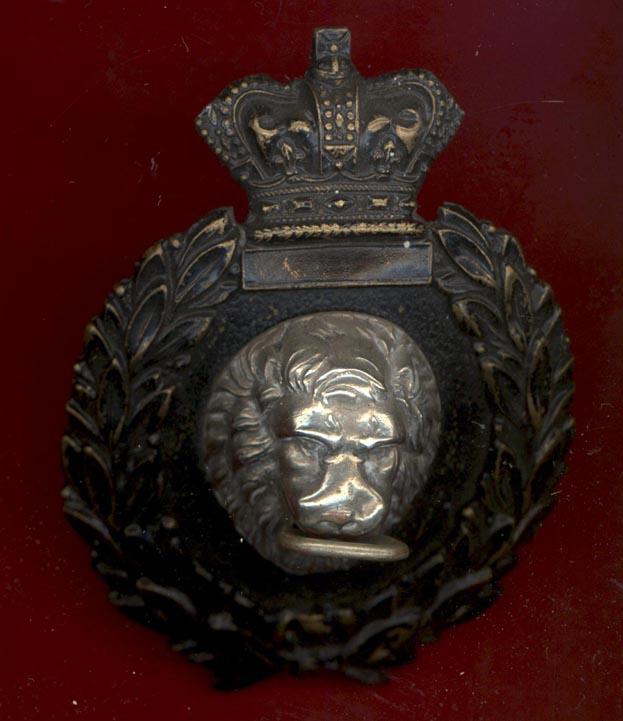 Rifle Volunteers Victorian Officers pouch belt plate