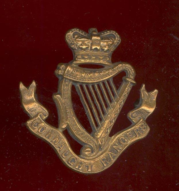 Irish The Connaught Rangers Regiment Victorian OR's cap badge