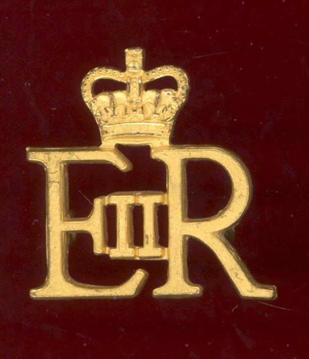 The Norfolk Yeomanry King's Own Royal Regiment EIIR Officer's cap badge
