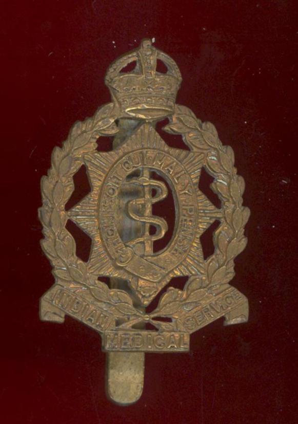 Indian Medical Service WW1 cap badge