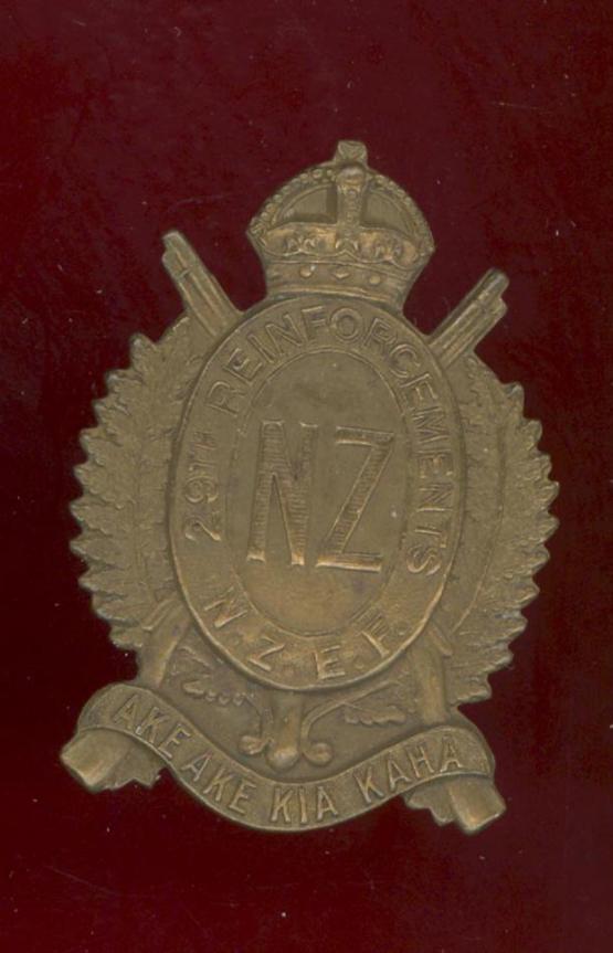 New Zealand 29th Reinforcements WW1 cap badge.