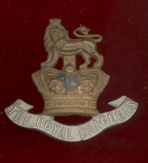 1st Royal Dragoons Victorian OR's cap badge