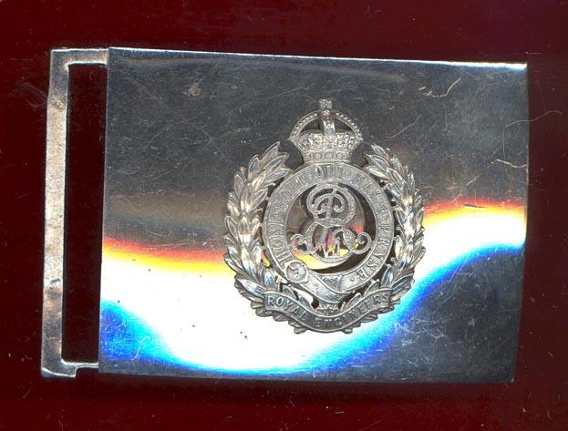 Volunteer Royal Engineers EDVII Officer's waist belt clasp