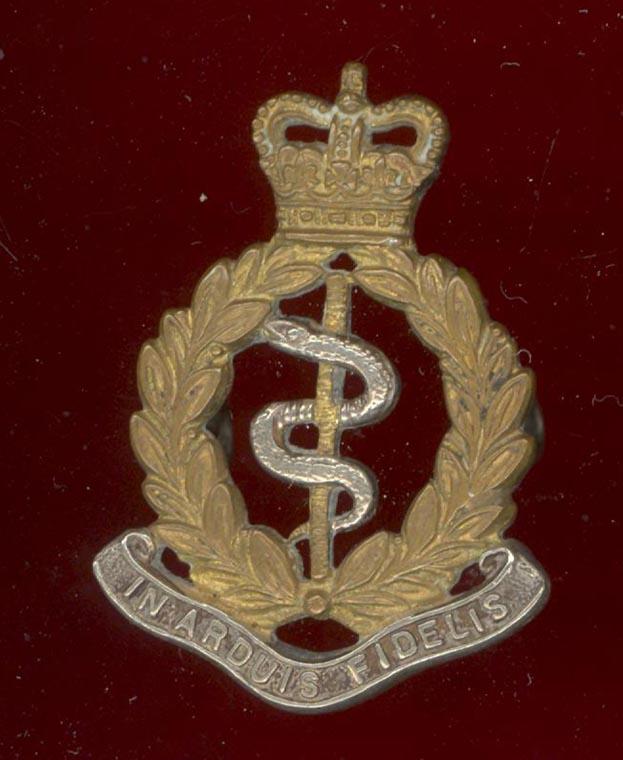 Royal Army Medical Corps Officer's EIIR cap badge