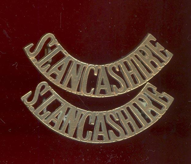 S.LANCASHIRE WW1 shoulder titles