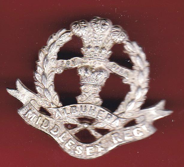 Middlesex Regiment Officer's cap badge
