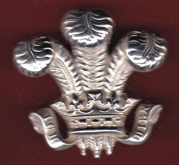 3rd Prince of Wales Dragoon Guards Victorian H/M silver NCO's arm badge