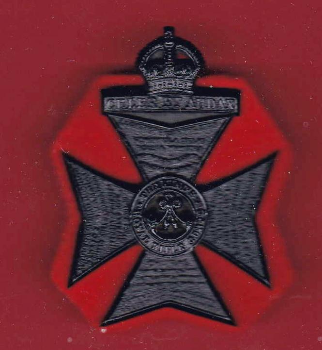 King's Royal Rifle Corps WW2 plastic economy cap badge
