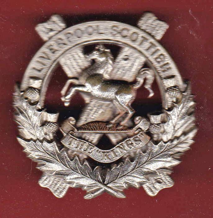 10th (Scottish) Bn. King's Liverpool Regt. WW1 sporran badge